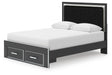 Zuraleus Queen Upholstered Panel Storage Bed - alternate view 4