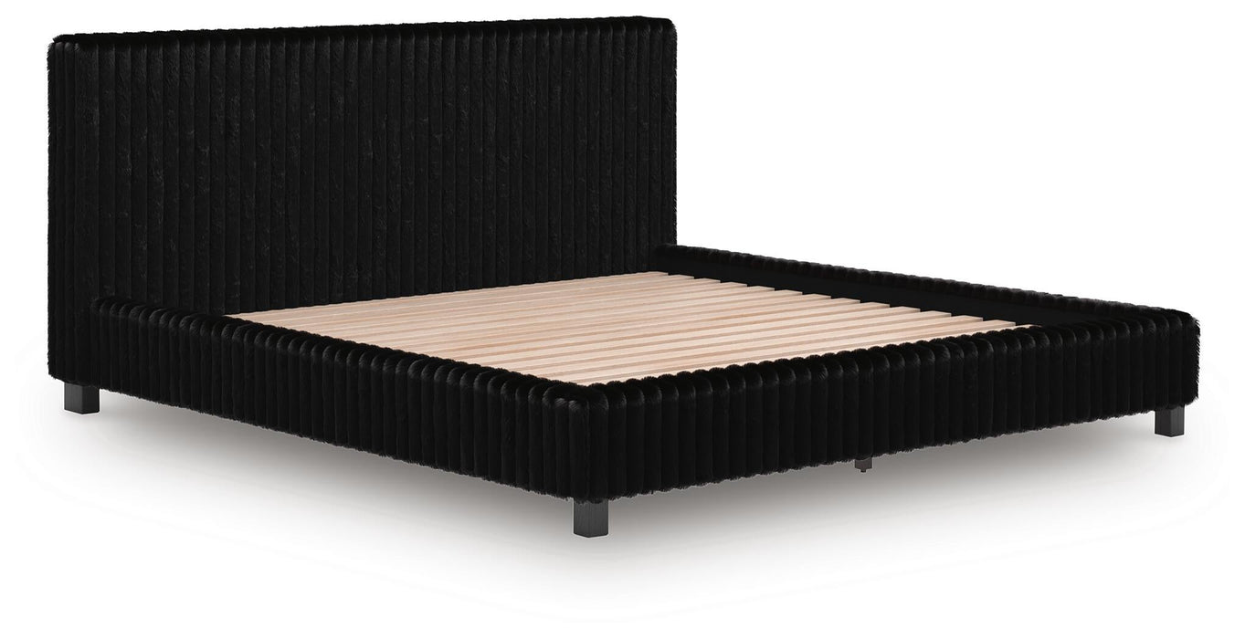 Zuraleus King Upholstered Bed - alternate view 3