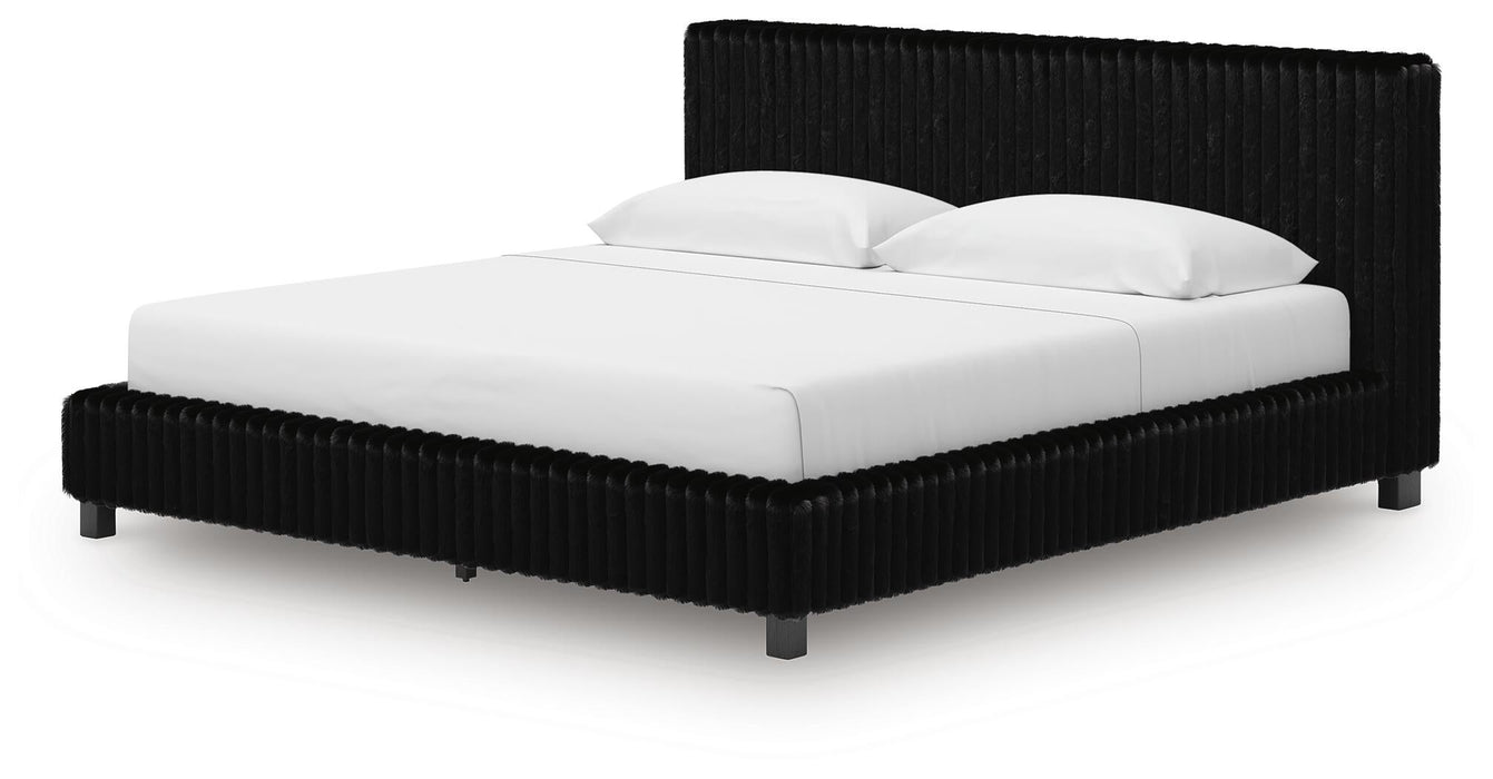 Zuraleus King Upholstered Bed - alternate view 4