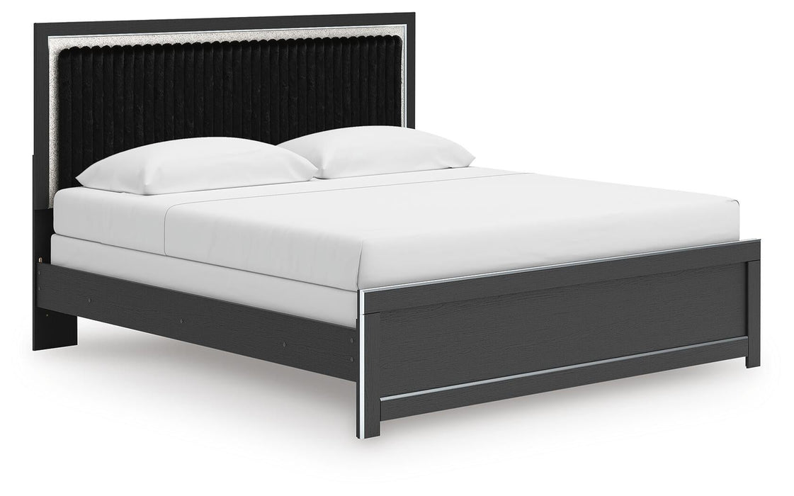 Zuraleus King Upholstered Panel Bed - alternate view 2