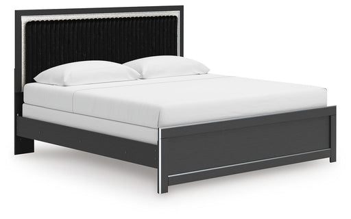 Zuraleus King Upholstered Panel Bed - alternate view 2