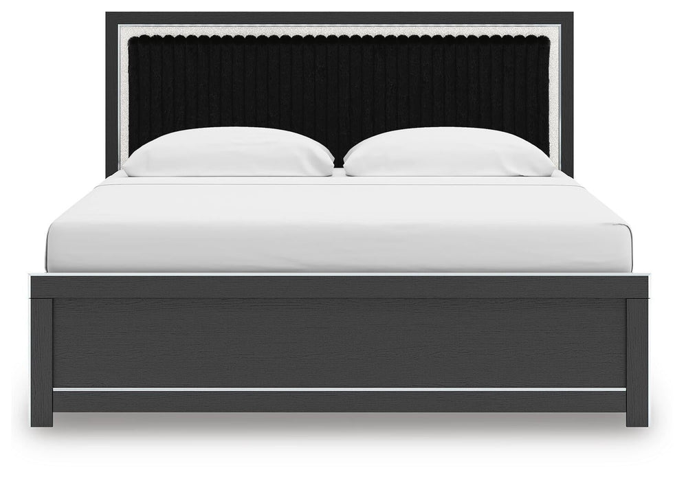 Zuraleus King Upholstered Panel Bed - alternate view 6