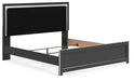 Zuraleus King Upholstered Panel Bed - alternate view 3