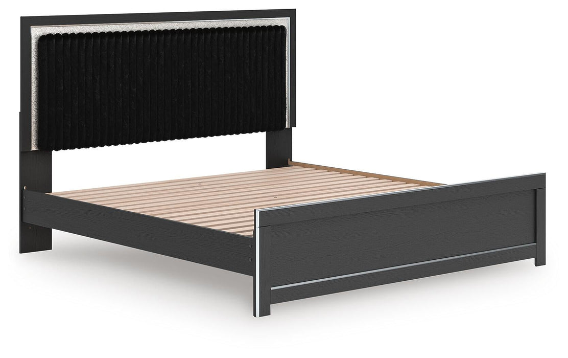 Zuraleus King Upholstered Platform Bed - alternate view 3