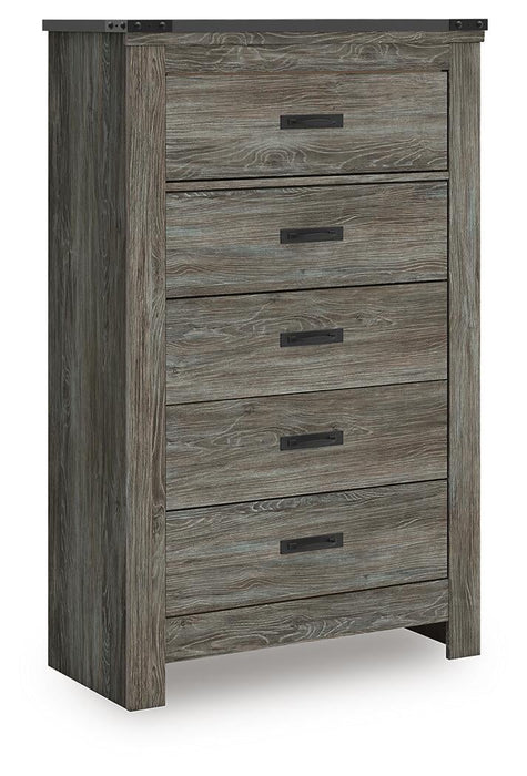 Frandern Five Drawer Chest - alternate view 4