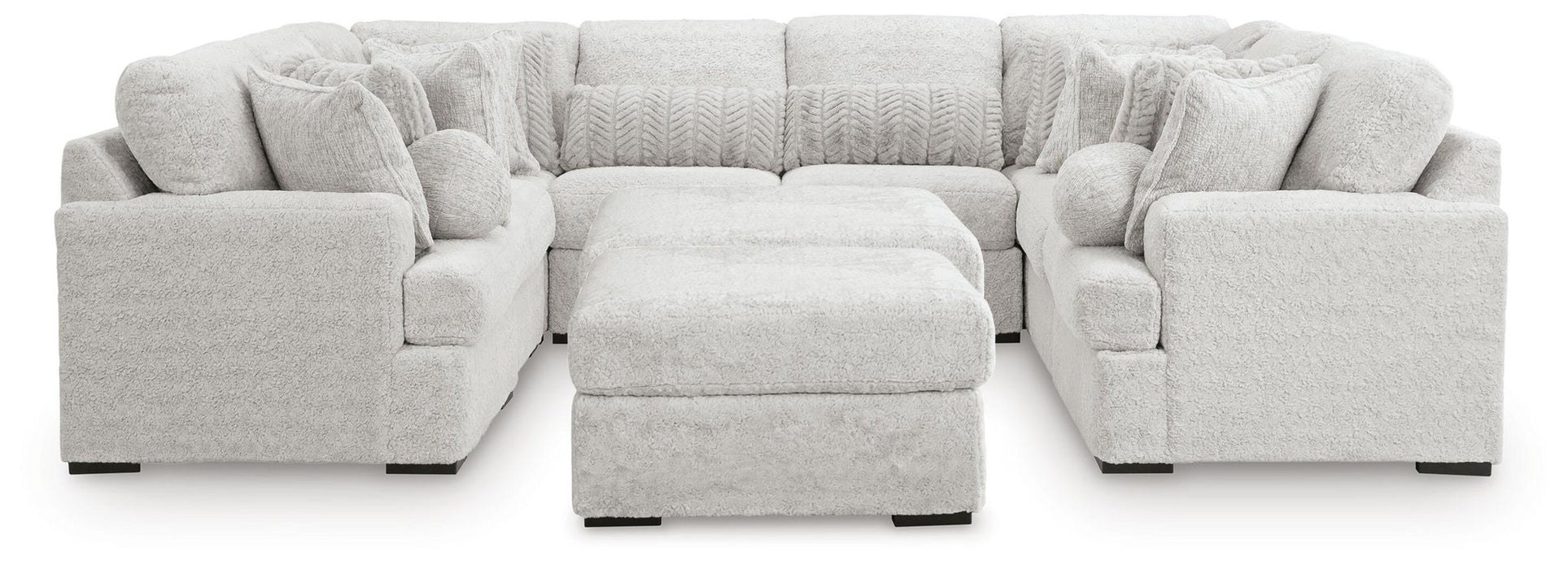 Cuddle Plush 10-Piece Sectional - alternate view 2