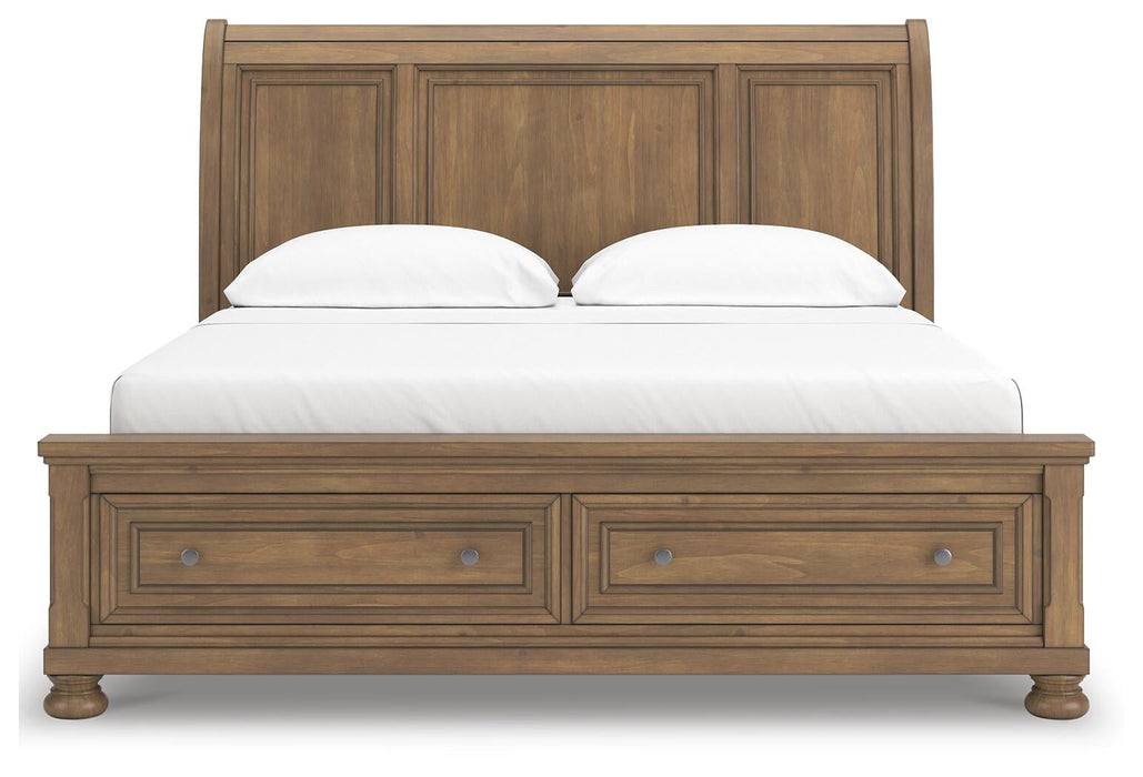 Feddinger California King Storage Sleigh Bed - alternate view 4