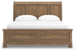 Feddinger California King Storage Sleigh Bed - alternate view 4