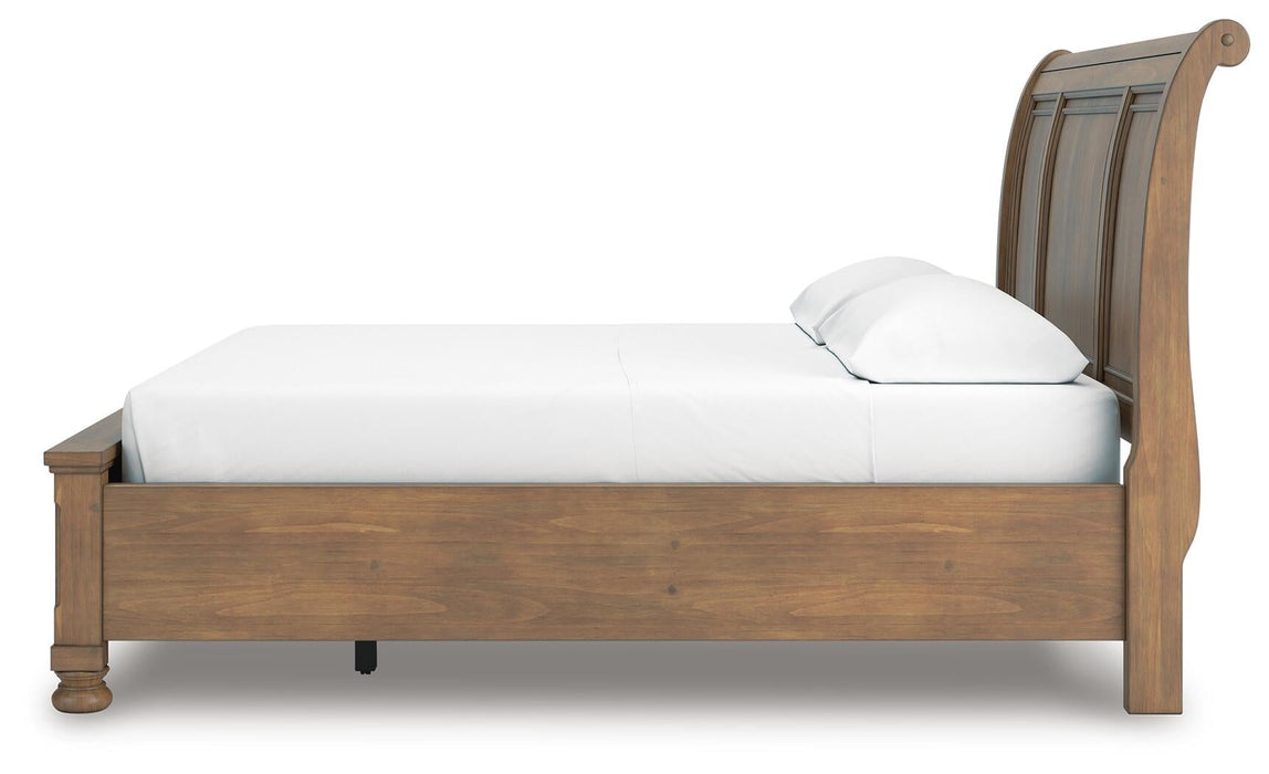 Feddinger California King Storage Sleigh Bed - alternate view 7