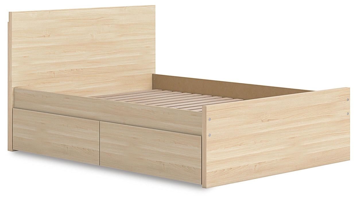 Onita Full Panel Platform Bed with 1 Side Storage - alternate view 4