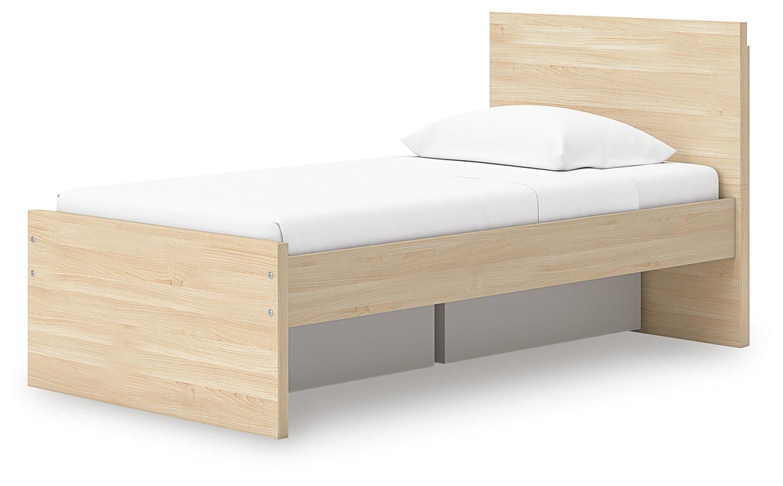 Onita Twin Panel Platform Bed with 1 Side Storage - alternate view 6
