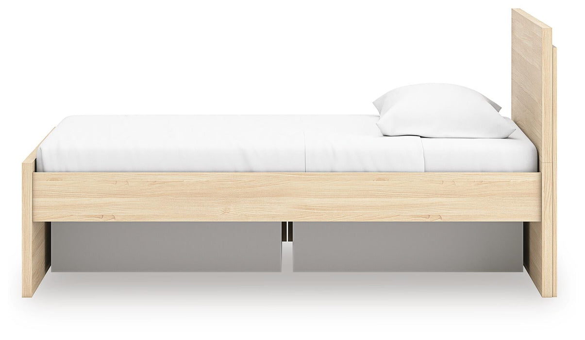 Onita Twin Panel Platform Bed with 1 Side Storage - alternate view 8