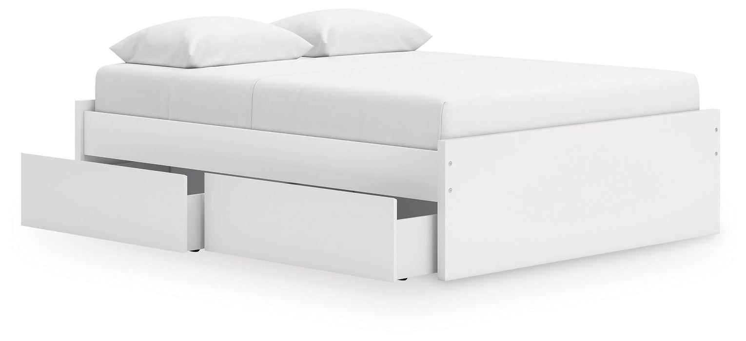 Onita Queen Platform Bed with 1 Side Storage - alternate view 3