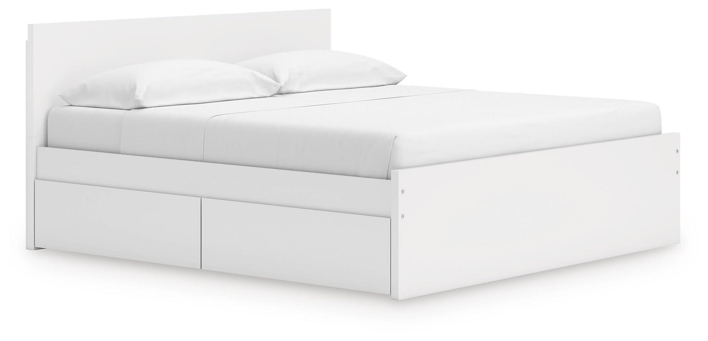 Onita King Panel Platform Bed with Storage - alternate view 2