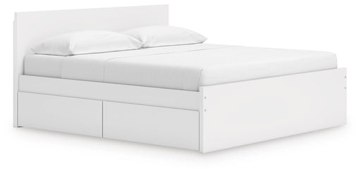Onita King Panel Platform Bed with Storage - alternate view 2