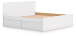 Onita King Panel Platform Bed with Storage - alternate view 4