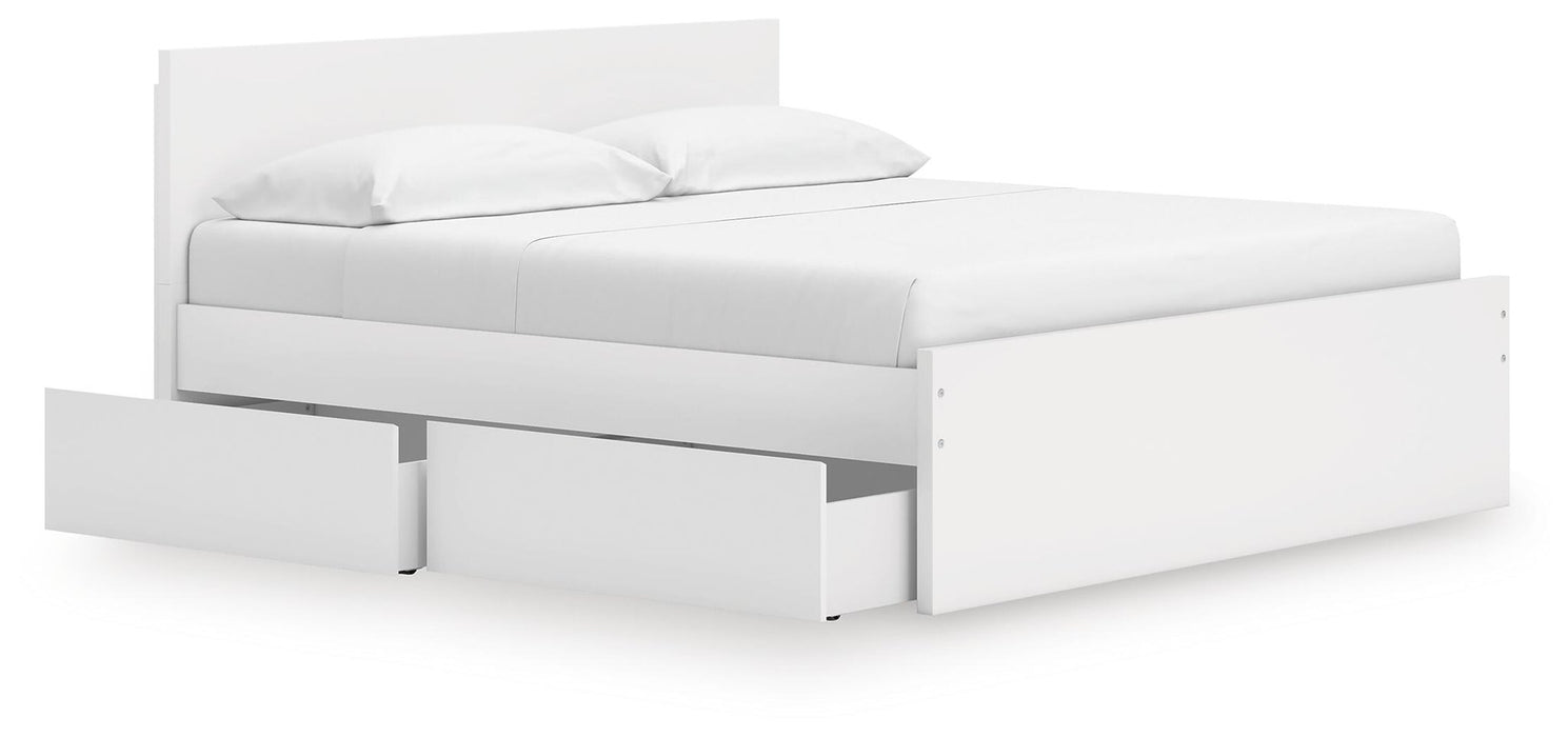Onita King Panel Platform Bed with Storage - alternate view 3