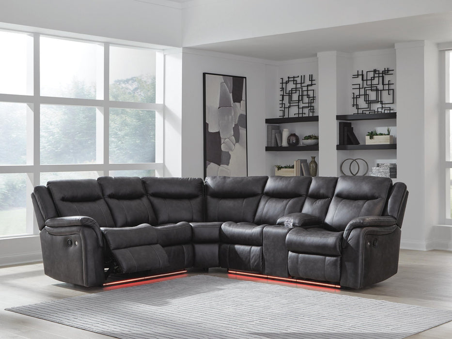 Sultan Meadow 2-Piece Reclining Sectional - alternate view 3