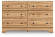 Aleaport Six Drawer Dresser - alternate view 6