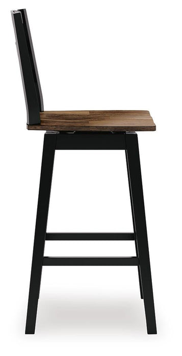 Wildenauer Tall Swivel Barstool (2/CN) - alternate view 8