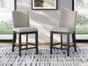 Neymorton Upholstered Barstool (2/CN)