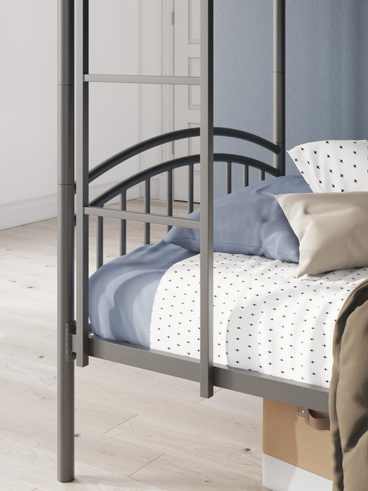 Lanceburg Twin/Twin Bunk Bed w/Ladder - alternate view 7