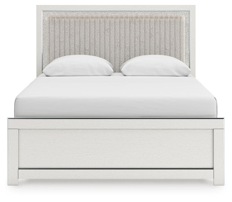 Zuraleus Queen Upholstered Panel Bed - alternate view 4