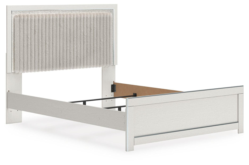 Zuraleus Queen Upholstered Panel Bed - alternate view 3