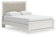 Zuraleus Queen Upholstered Panel Platform Bed - alternate view 2