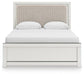 Zuraleus Queen Upholstered Panel Platform Bed - alternate view 5