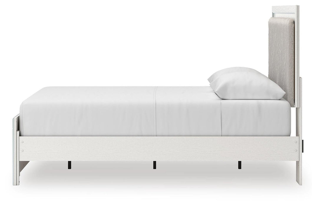 Zuraleus Queen Upholstered Panel Platform Bed - alternate view 8