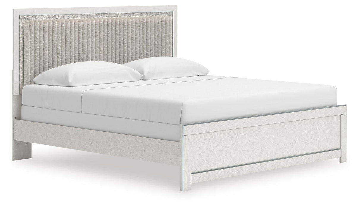 Zuraleus King Upholstered Panel Bed - alternate view 2