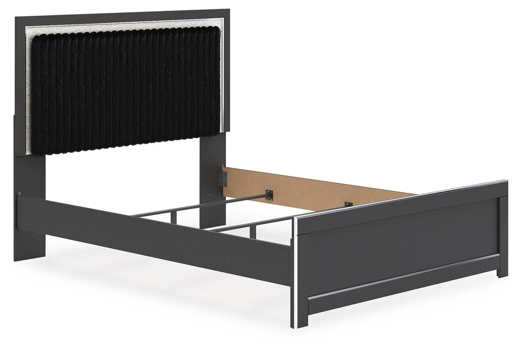 Zuraleus Queen Upholstered Panel Bed - alternate view 3