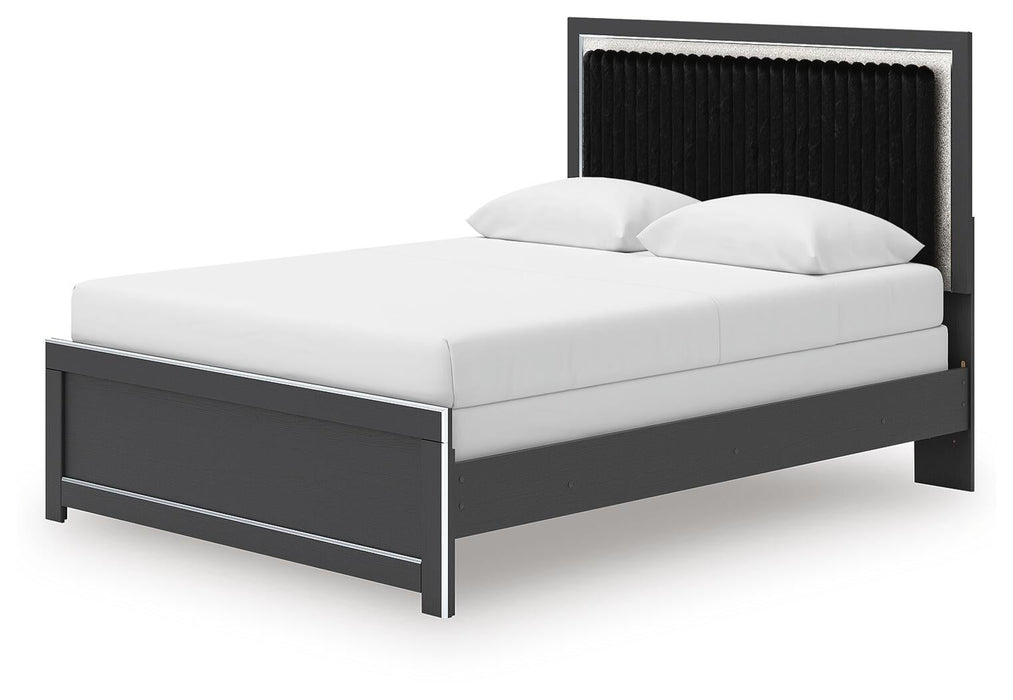 Zuraleus Queen Upholstered Panel Bed - alternate view 4