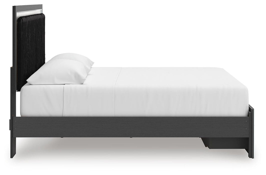 Zuraleus King Upholstered Panel Storage Bed - alternate view 9