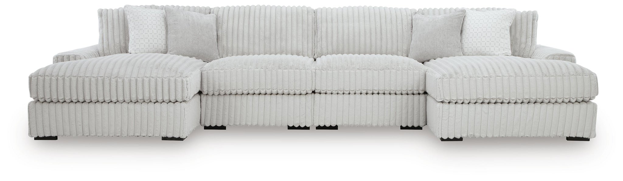 Stupendous 4-Piece Sectional with Double Chaise - alternate view 2