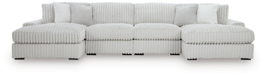 Stupendous 4-Piece Sectional with Double Chaise - alternate view 2