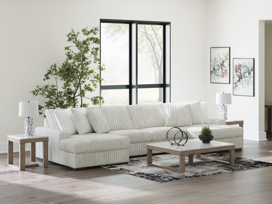 Stupendous 4-Piece Sectional with Double Chaise - alternate view 3