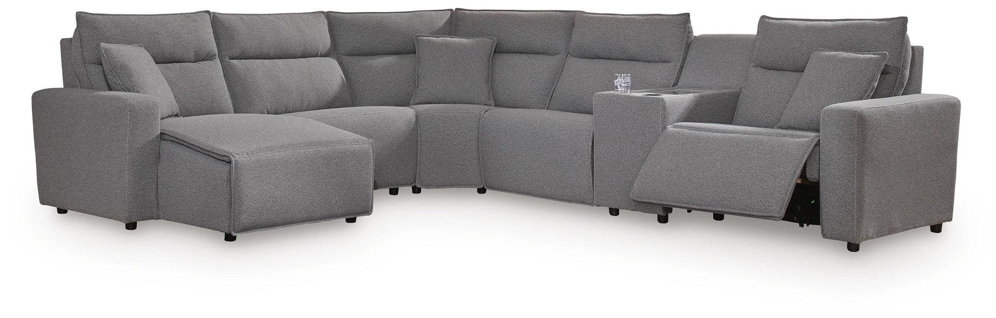 Modmax II 6-Piece Power Reclining Sectional with Chaise and Console - alternate view 2