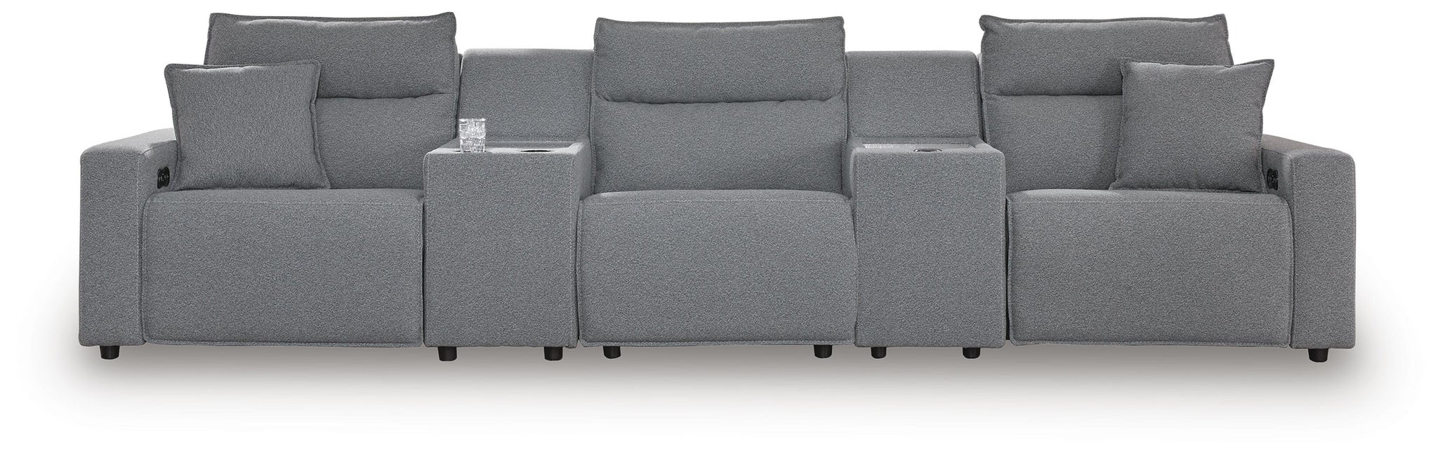 Modmax II 5-Piece Power Reclining Sectional with Consoles - alternate view 2
