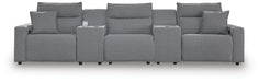 Modmax II 5-Piece Power Reclining Sectional with Consoles - alternate view 2