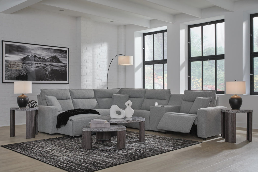 Modmax II 6-Piece Power Reclining Sectional with Chaise and Console - alternate view 3