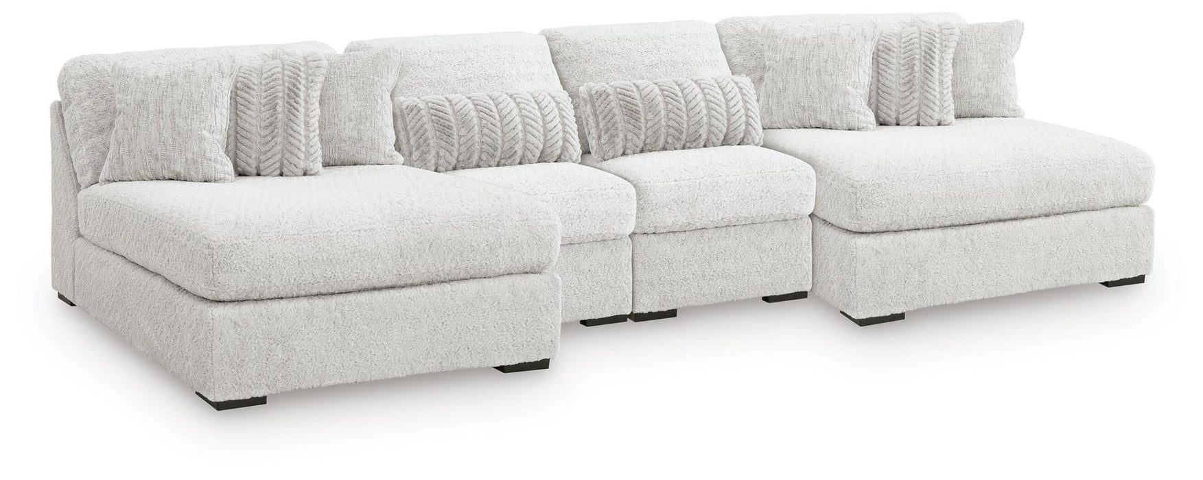 Cuddle Plush 4-Piece Sectional with Chaise - alternate view 2