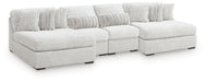 Cuddle Plush 4-Piece Sectional with Chaise - alternate view 2
