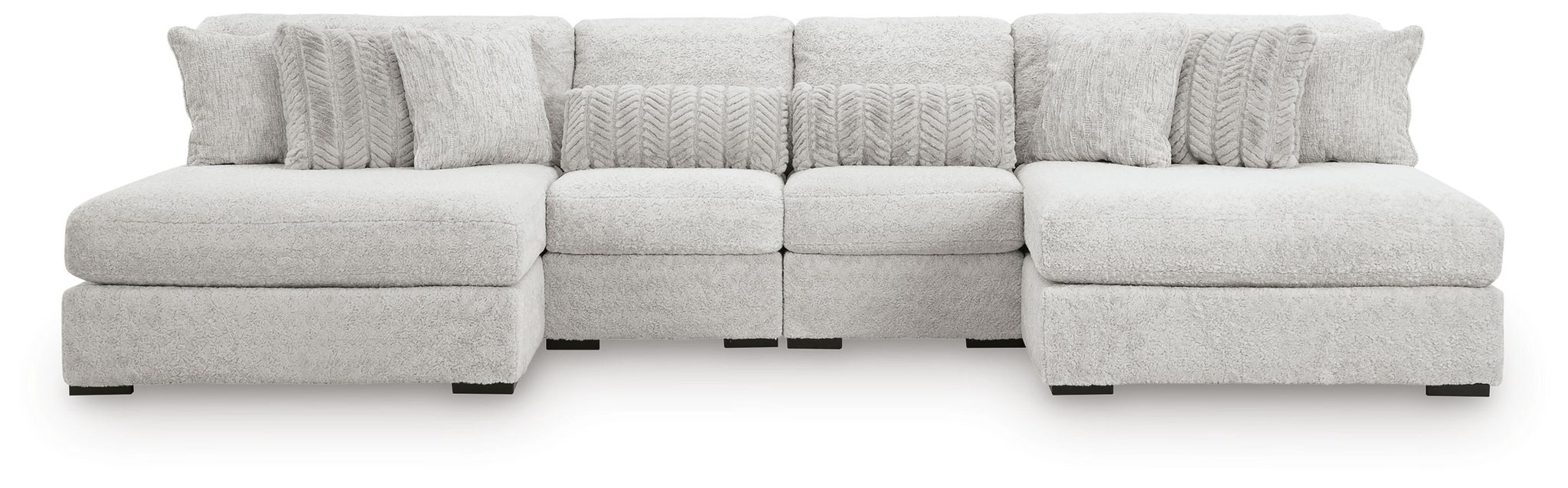 Cuddle Plush 4-Piece Sectional with Chaise - alternate view 3