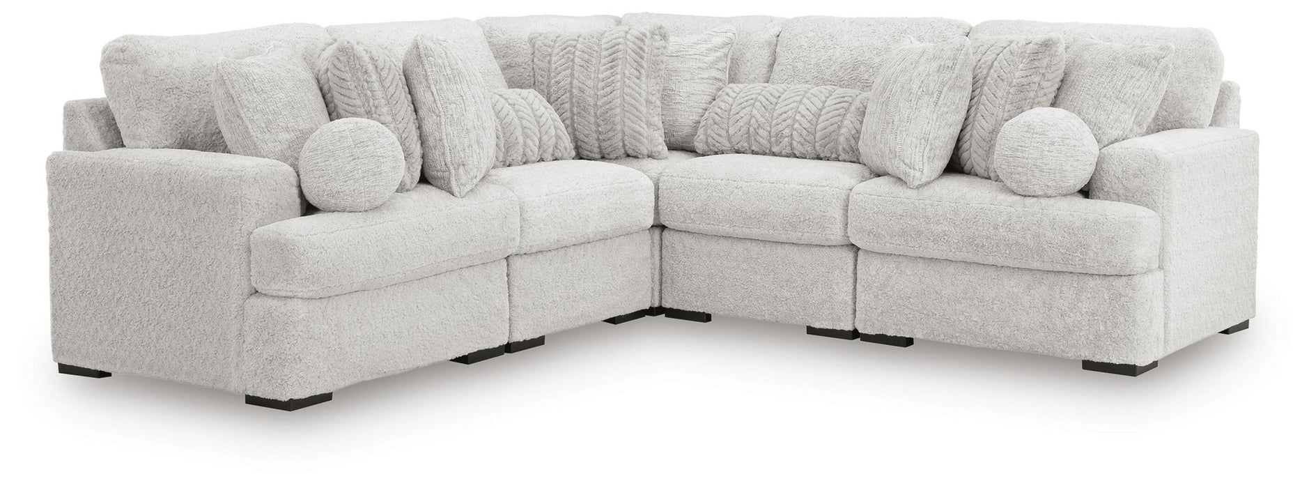 Cuddle Plush 5-Piece Sectional - alternate view 2