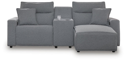 Modmax II 3-Piece Power Reclining Sectional with Chaise and Console - alternate view 2