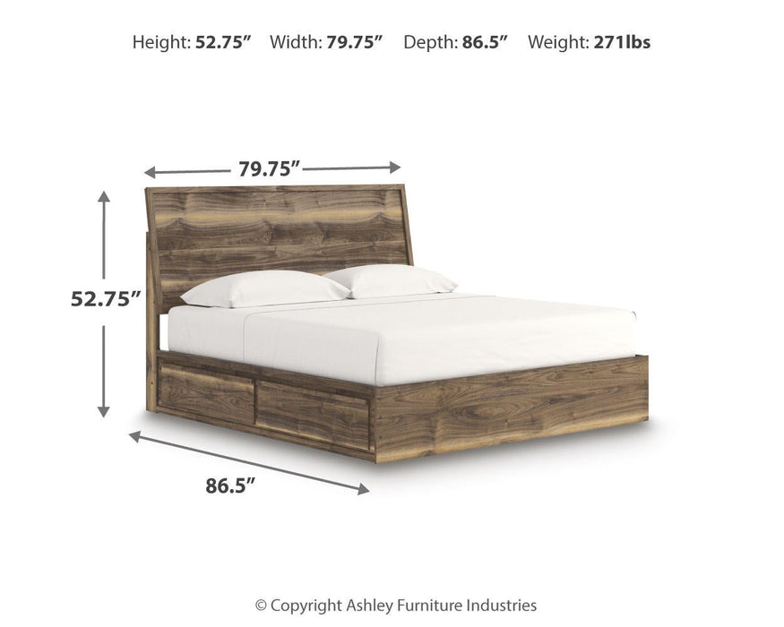 Chirason King Panel Bed with Storage - alternate view 7
