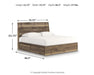 Chirason King Panel Bed with Storage - alternate view 7