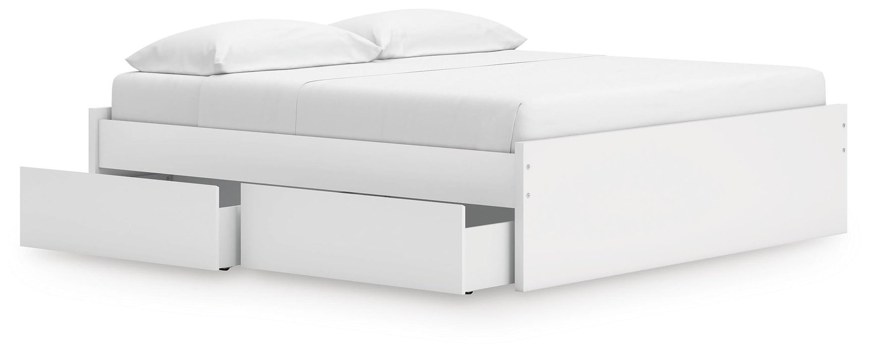 Onita King Platform Bed with 1 Side Storage - alternate view 3